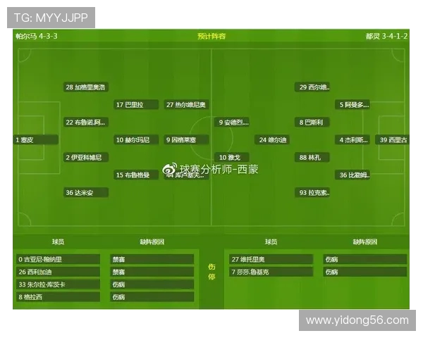 帕尔马与都灵对决分析及比赛前瞻全面解读